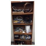 CABINET LOT, ASSORTED WIRING, COPPER, 9 PIN,
