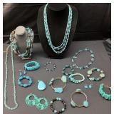 ASSORTED TURQUOISE JEWELRY