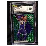 2019-20 LEBRON JAMES PANINI PRIZM #8 GREEN G