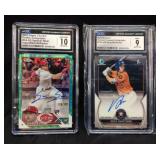 (2) 2023 TOPPS CHROME ROOKIE AUTOGRAPH SPENCER