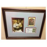 MLB HOF SATCHEL PAIGE AUTOGRAPHED GRANDMA MOSES