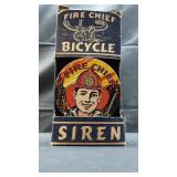 Vtg. Fire Chief Bicycle Siren by Ranger Steel