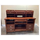 Home Meridian Orleans credenza and hutch desk