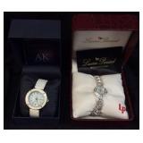 (2) LUCIEN PICCARD & ANNE KLEIN WOMENS WATCHES w