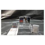 4 Winston Salem Zippo style lighters