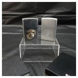 2 US Marines Zippo style lighters