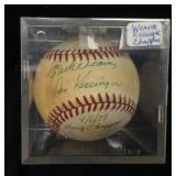 HOF EARL WEAVER w DON KESSINGER & HARRY CHAPPAS