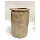 H. FOX 1 NC STONEWARE SALT GLAZE POTTERY CROCK
