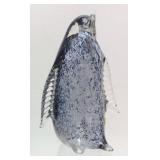 SWEDEN BERGDALA ART GLASS PENGUIN PAPER WEIGHT,