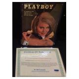 1967 PLAYBOY COVER SHARON TATE AUTOGRAPHED