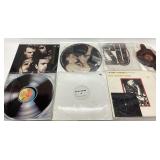 5 U2 VINYL RECORDS 2 REM RECORDS AND BAND AID