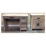 Sauder Cannery Bridge Office Desk and Storage
