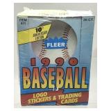 FACTORY SEALED 1990 FLEER BASEBALL TRADING CARDS