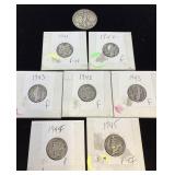 Silver US coins lot