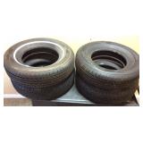 (4) NEW HANKOOK OPTIMO H724 TIRES, P205-75r14