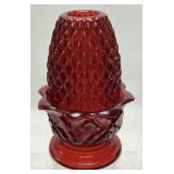 1970s BROOKE CRESCENT RUBY RED DIAMOND POINT