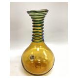 Vintage Blenko handblown art glass vase