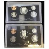 1992,97 Silver Proof sets