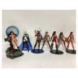 7 ACTION FIGURES VAMPIRELLA MOORE CREATIONS,