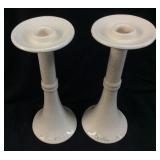 PAIR OF MID CENTURY WILLIAM K.J. WHITE CRACKLE