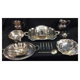 ASSORTED SILVERPLATE GROUP, REED & BARTON, W.R.