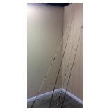 (4) 2 PIECE FLY FISHING RODS, BERKLEY
