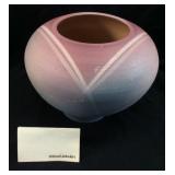DEBORAH SCHECHTER HAND PAINTED VASE BOWL
