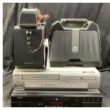 Mixed electronics lot. DENON dvd player, Sanyo