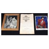 ELVIS LAST WILL & TESTAMENT WITH 2 ELVIS