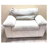 Klaussner Beige Chair and a Half