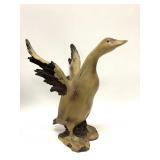 Tii Collections Resin duck figurine rustic