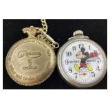 2) Pocket watch lot.