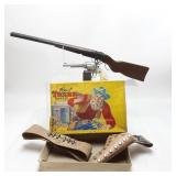Vtg. Toy gun lot. A.H. Fox Gun Co. Dbl. Barrel