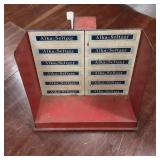 Vtg. Alka Seltzer display with tape dispenser