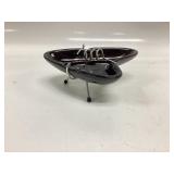 RETRO ELVIS PRESLEY BLACK ASHTRAY