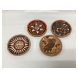 4 Bonis Pottery Rhodes Greece Hand Made