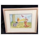 DISNEY WINNIE THE POOH PRINT, FRAMED, 15in W