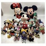 ASSORTED DISNEY CHARACTER PLUSH TOYS, MICKEY