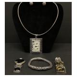 7pc Sterling Silver jewelry lot