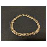 18k Milor Wheat link Bracelet 5.84 grams 8 inches
