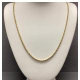 14k Rope Necklace