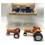 4) Die cast tractors, Scale Models, Ltd. Ed.