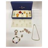Vtg Fashion Jewelry and Guerlain Paris perfume