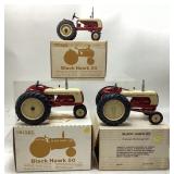 3) ERTL Black Hawk series die cast tractors