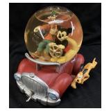 VTG. DISNEY MICKEY & FRIENDS MUSICAL SNOW GLOBE