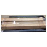 12) thick acrylic planks pre drilled.