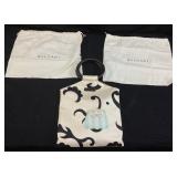 AUTHENTIC BVLGARI SILK SCARF HANDBAG FEATURING