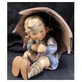 HUMMEL UMBRELLA GIRL FIGURINE, TM4 MARK, 8in H