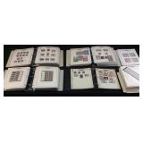 4+ ALBUMS FULL OF STAMPS, UNITED STATES PLATE