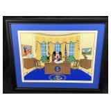 RARE DISNEY MICKEY FOR PRESIDENT-OVAL OFFICE